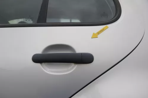 VW Golf 4 Limousine Tür hinten links silber grau LB7Z (KEINkombi) (164933)