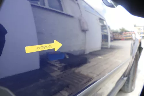 VW Passat 3B 3BG Kombi + Limo Tür vorne rechts Beifahrertür blau LB5N indigoblau (164950)