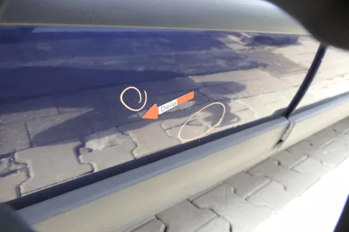 VW Passat 3B 3BG 3B6 Kombi Avant Tür hinten rechts mit Scheibe blau LB5N (164951)