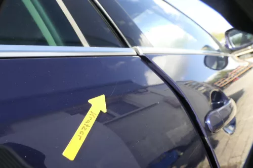 VW Passat 3B 3BG 3B6 Kombi Avant Tür hinten rechts mit Scheibe blau LB5N (164951)