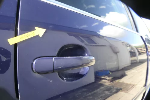 VW Passat 3B 3BG 3B6 Kombi Avant Tür hinten rechts mit Scheibe blau LB5N (164951)