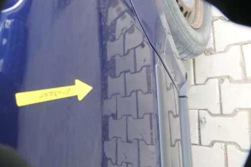 VW Passat 3B 3BG Kombi Variant Tür hinten links blau LB5N ohneAnbauteile (164955)