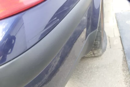 VW Passat 3BG Kombi Variant Stoßstange hinten Heckstoßstange blau LB5N (164956)