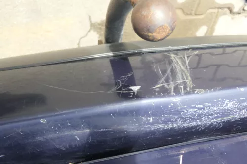 VW Passat 3BG Kombi Variant Stoßstange hinten Heckstoßstange blau LB5N (164956)