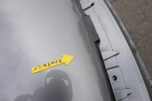 VW Touran 1T Caddy 2K Motorhaube Klappe Frontklappe grau LD7X platinumgrey 100 (164963)