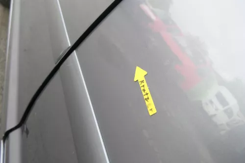 VW Touran 1T 1T3 Tür hinten links grau LD7X Cross (164968)