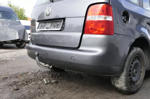 VW Touran 1T Stoßstange hinten Heckstoßstange Stoßfänger grau LD7X (164970)