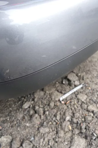 VW Touran 1T Stoßstange hinten Heckstoßstange Stoßfänger grau LD7X (164970)