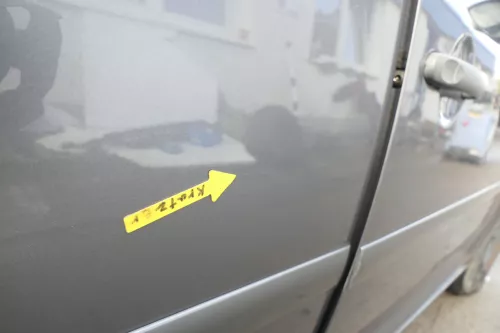 VW Touran 1T 1T3 Tür hinten rechts grau LD7X (164972)