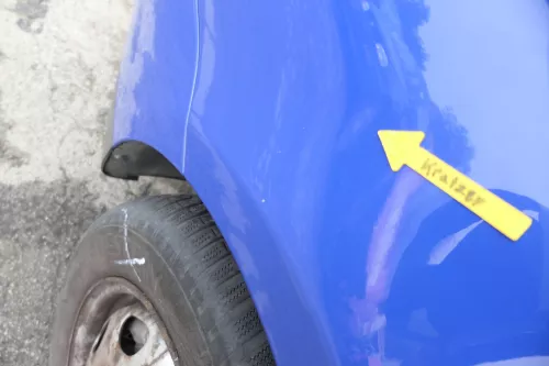 VW Lupo 6X Kotflügel vorne links blau LW5Z (164980)