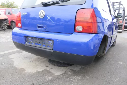 VW Lupo Stoßstange hinten Heckstoßstange Stoßfänger blau LW5Z (164982)