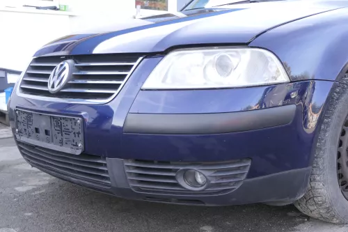 VW Passat 3BG Stoßstange vorne Frontstoßstange Stoßfänger blau LB5N (164993)