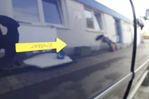 VW Passat 3B 3BG 3B6 Kombi Avant Tür hinten rechts mit Scheibe blau LB5N (164995)