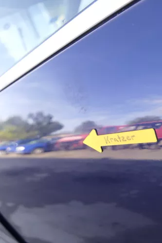 VW Passat 3B 3BG Kombi Variant Tür hinten links blau LB5N ohneAnbauteile (164998)