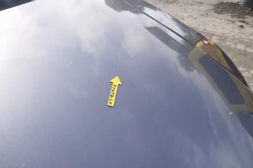 VW Touran 1T Caddy 2K Motorhaube Klappe Frontklappe grau LD7X platinumgrey 100 (165008)