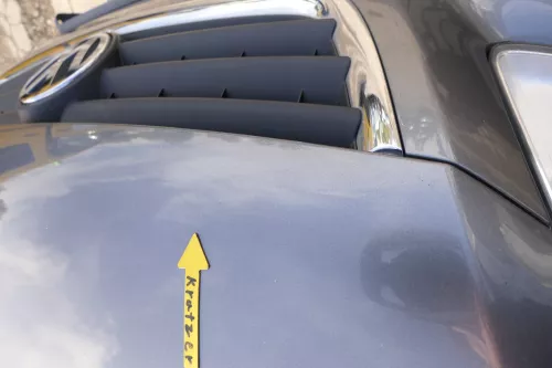 VW Touran 1T Caddy 2K Motorhaube Klappe Frontklappe grau LD7X platinumgrey 100 (165008)