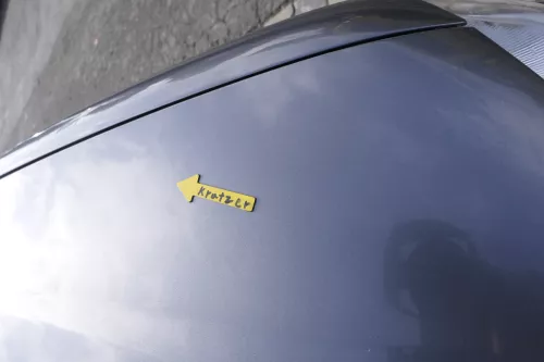 VW Touran 1T Caddy 2K Motorhaube Klappe Frontklappe grau LD7X platinumgrey 100 (165008)