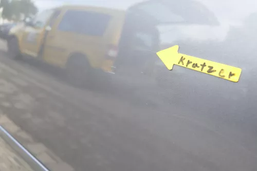 VW Touran 1T 1T3 Tür hinten links grau LD7X Cross (165014)