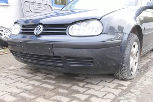 VW Golf 4 1J Stoßstange vorne Stoßfänger vorn LC7V grau Frontstoßstange (165026)