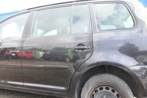 VW Touran 1T 1T3 Tür hinten links schwarz LC9Z Cross