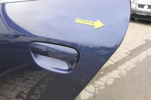 Audi A6 4B C5 Tür Türblatt hinten links blau LZ5T nur Türblatt (165071)