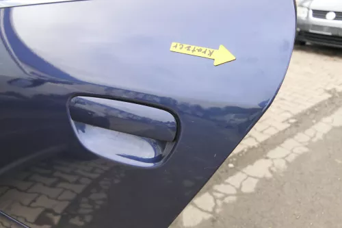 Audi A6 4B C5 Tür Türblatt hinten links blau LZ5T nur Türblatt (165071)