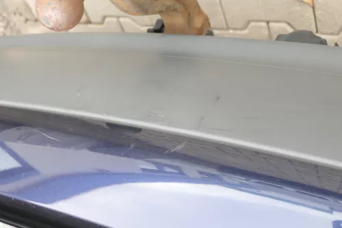 Audi A6 4B Limousine Stoßstange hinten Heckstoßstange Stoßfänger blau LZ5T (165074)