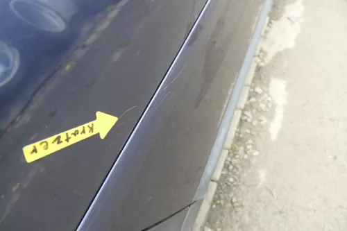 Audi A6 4B C5 Tür Türblatt hinten rechts blau LZ5T (165077)