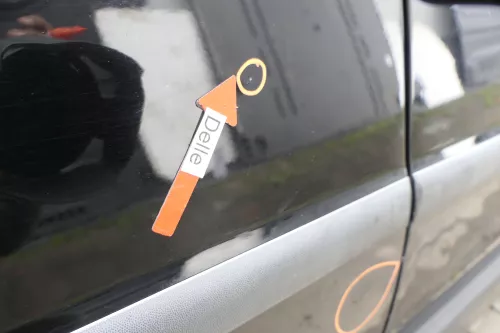 VW Passat 3B 3BG 3B6 Kombi Avant Tür hinten rechts mit Scheibe schwarz L041 (165093)