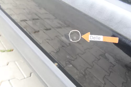 VW Passat 3B 3BG Kombi Variant Tür hinten links schwarz L041 ohneAnbauteile (165095)