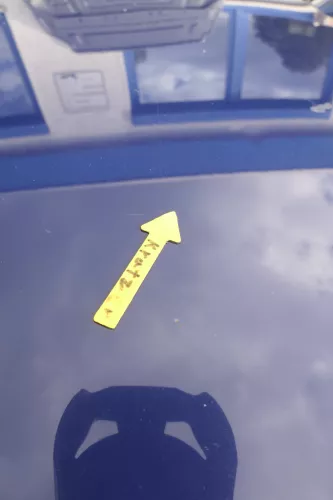 VW Passat 3BG Motorhaube Klappe vorne vorn Haube blau LB5N indigoblau (165108)