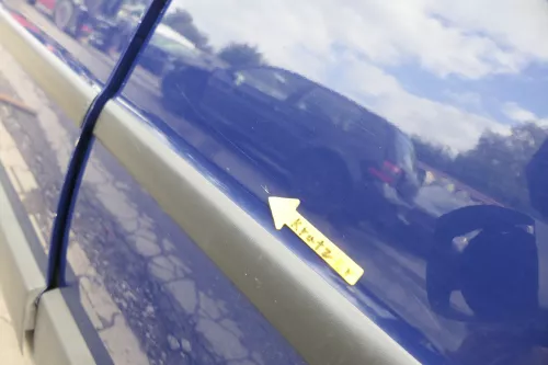 VW Passat 3B 3BG Kombi Variant Tür hinten links blau LB5N ohneAnbauteile (165111)