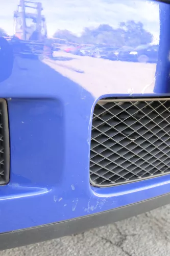 VW Polo 6N2 Stoßstange vorne Frontstoßstange Stoßfänger blau LA5C +Grill (165128)