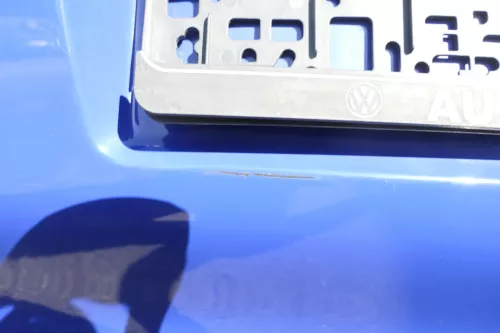 VW Polo 6N2 Stoßstange hinten Heckstoßstange Stoßfänger blau LA5C surf (165131)