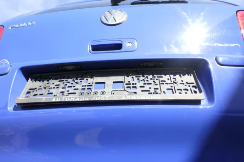 VW Polo 6N2 Stoßstange hinten Heckstoßstange Stoßfänger blau LA5C surf (165131)