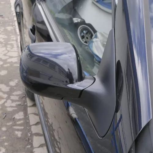 VW Golf 4 Bora manueller Spiegel vorne rechts Außenspiegel schwarz LC9Z bla Glas