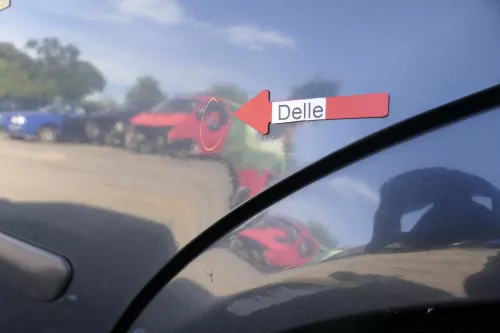 Skoda Octavia 1U Limousine Tür hinten links grau LF8F LF7S (165191)