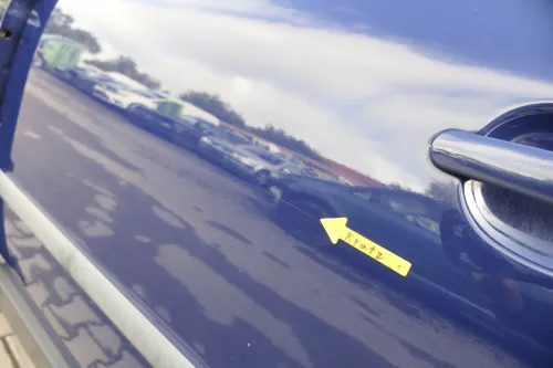 VW Passat 3B 3BG Limousine Tür hinten links blau LA5E - ohne ANbauteile (165233)