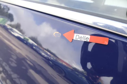 VW Passat 3B 3BG Limousine Tür hinten links blau LA5E - ohne ANbauteile (165233)