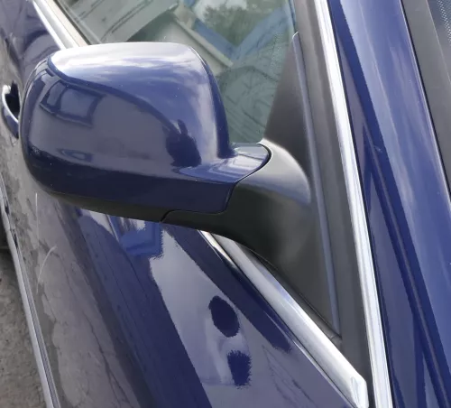 VW Passat 3B 3BG elektrischer Spiegel Außenspiegel rechts Glas blau LA5E (165238)