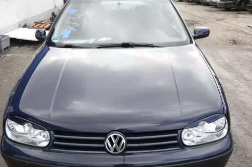 VW Golf 4 Motorhaube Haube Klappe vorne blau LA5G