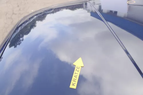 VW Golf 4 Motorhaube Haube Klappe vorne blau LA5G (165250)