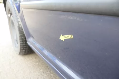 VW Golf 4 Tür vorne links Fahrertür 2/3-Türer blau LA5G ohneAnbauteile (165256)