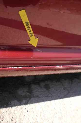 VW Golf 4 Tür vorne rechts Beifahrertür 2/3-Türer braun rot LC3K ohnAnbauteile (165273)