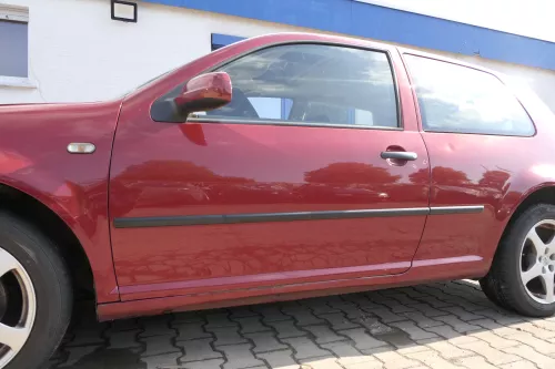 VW Golf 4 Tür vorne links Fahrertür 2/3-Türer braun rot LC3K ohneAnbauteile