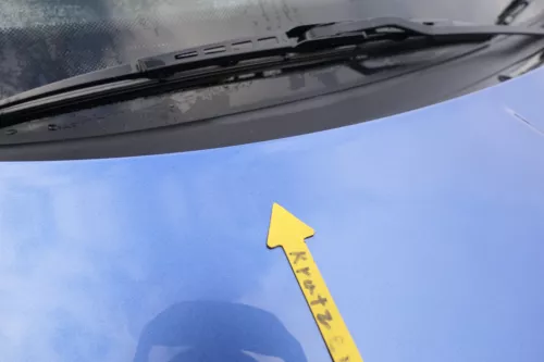 VW Golf 4 Motorhaube Haube Klappe vorne blau LW5Y (165315)