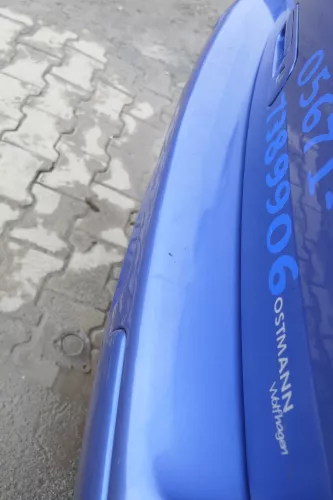 VW Golf 4 Limousine Stoßstange hinten Heckstoßstange Stoßfänger blau LW5Y (165324)