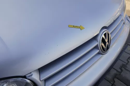 VW Golf 4 Motorhaube Haube Klappe vorne silber grau LA7W grau reflexsilber (165353)