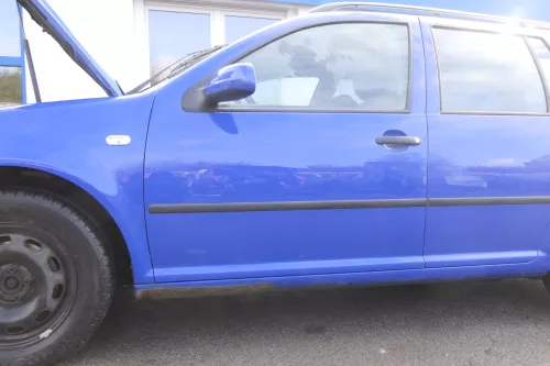 VW Golf 4 Bora Tür vorne links Fahrertür 4/5-Türer & Kombi blau LW5Z -ohneAnba