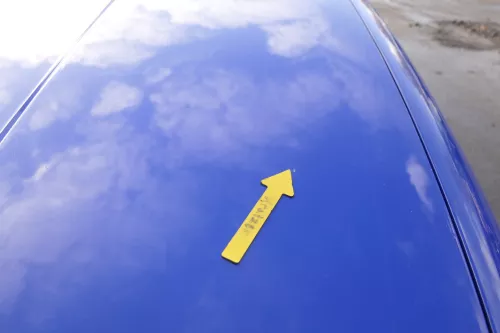 VW Golf 4 Motorhaube Haube Klappe vorne blau LW5Z (165384)